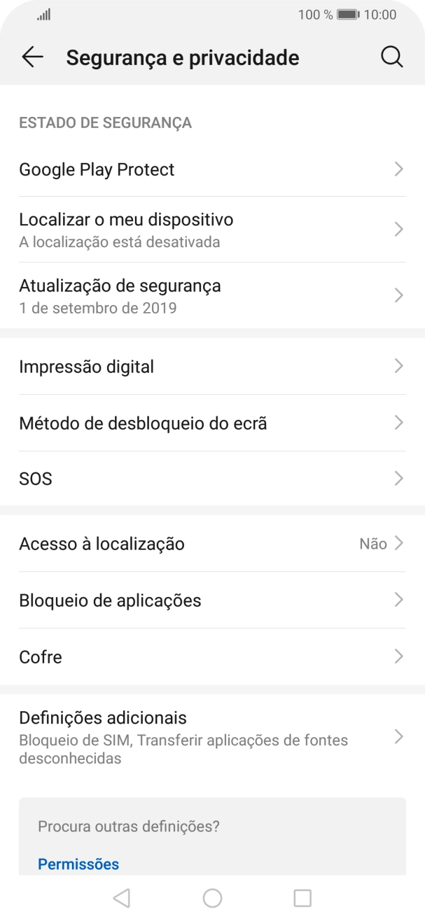 Prima Definições adicionais.