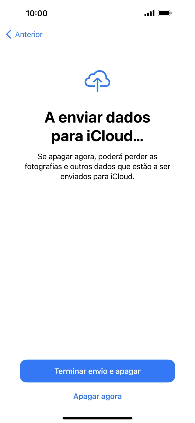 Prima Apagar agora.