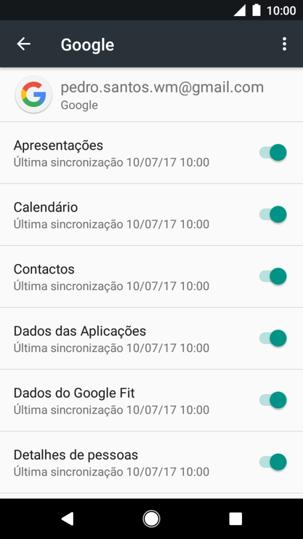 Prima a tecla de início para terminar e voltar ao ecrã inicial.