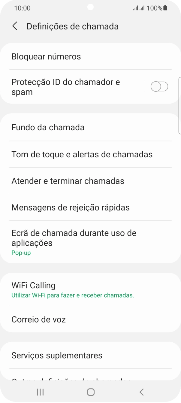 Prima Serviços suplementares.