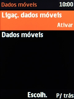 Escolha Dados móveis.