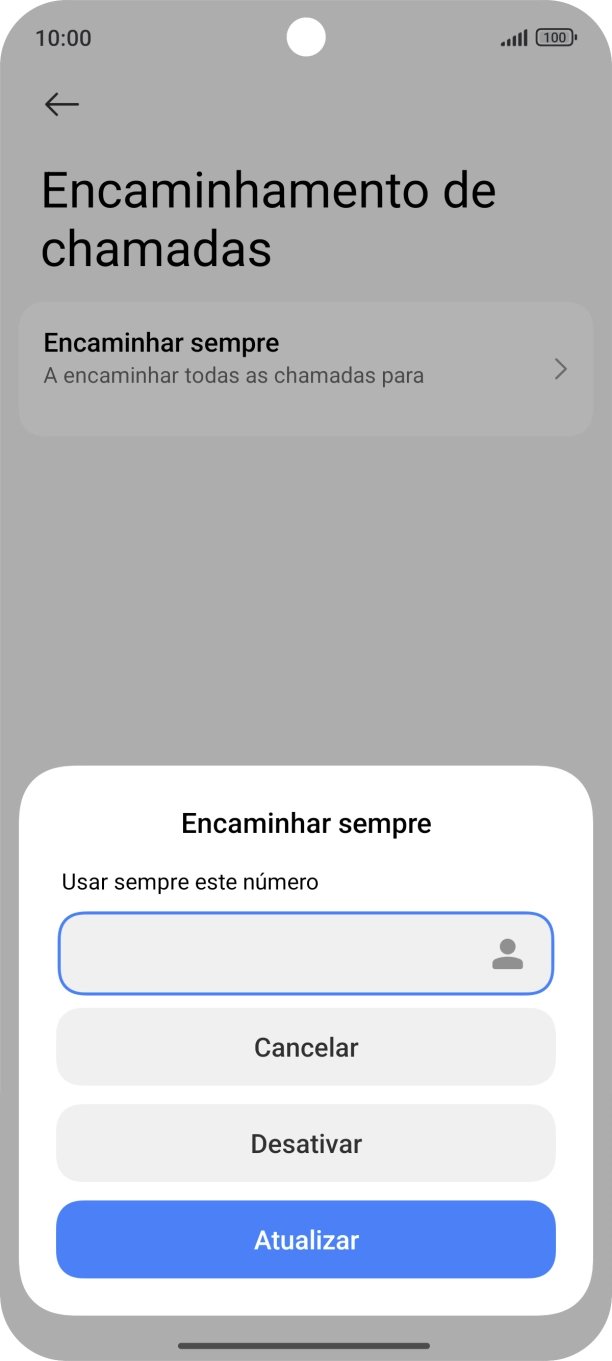Prima Desativar.
