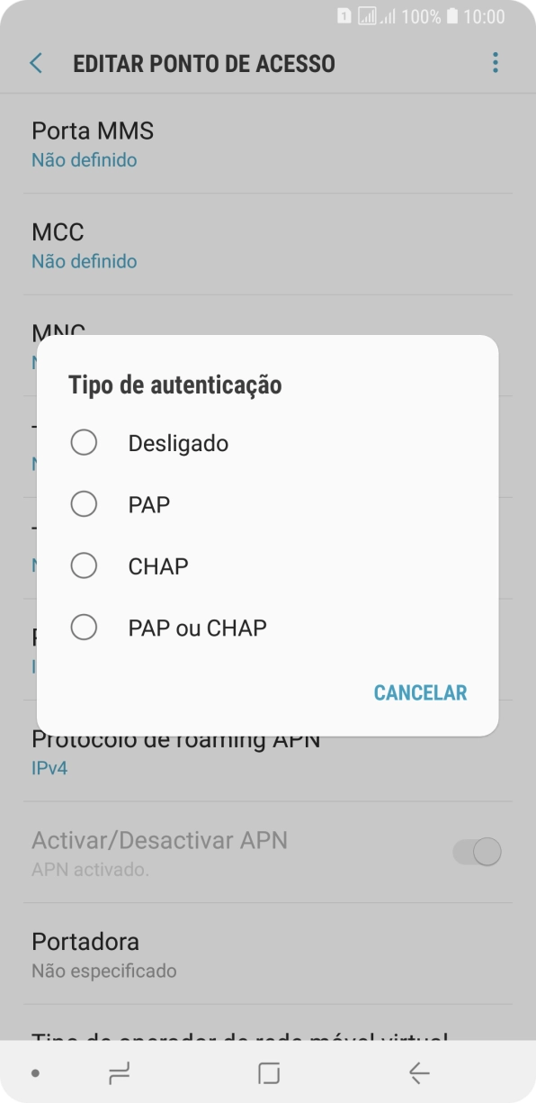 Prima Desligado.