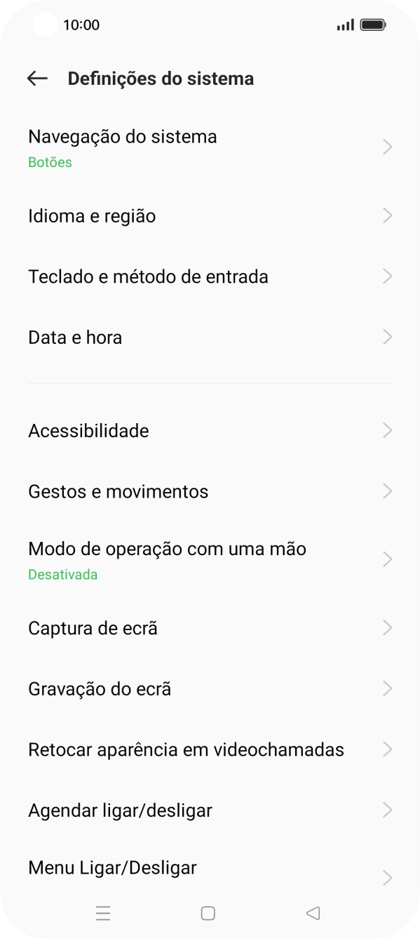 Prima Data e hora.