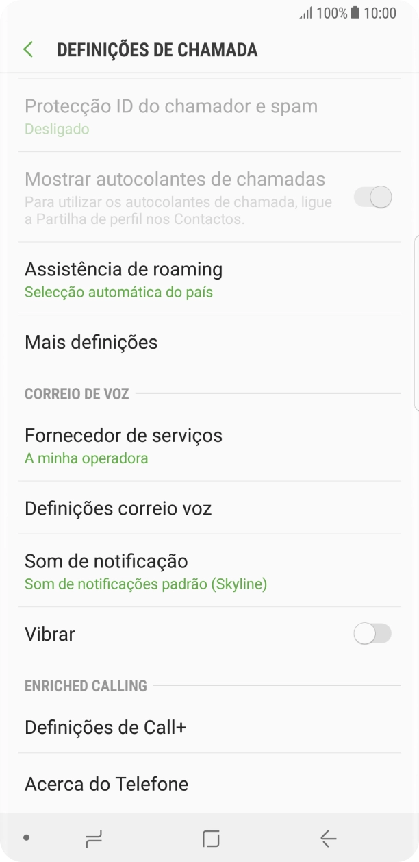 Prima Definições correio voz.
