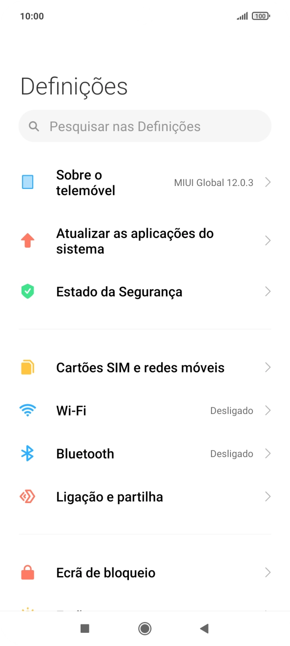 Prima Sobre o telemóvel.
