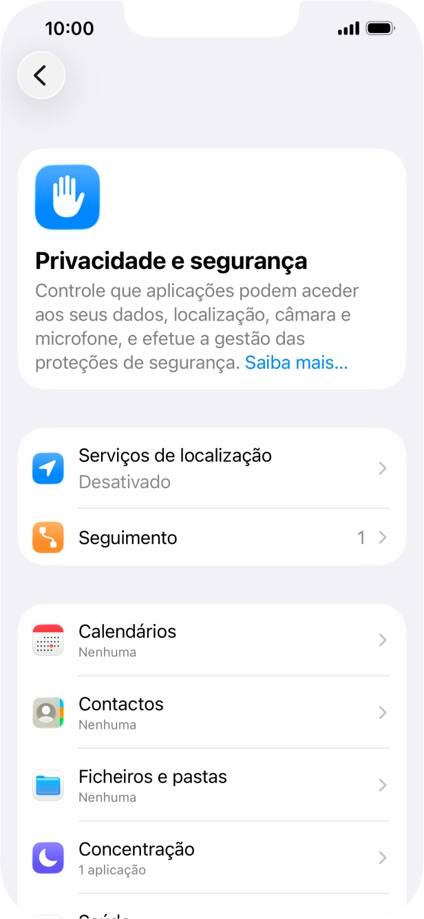 Prima Serviços de localização.