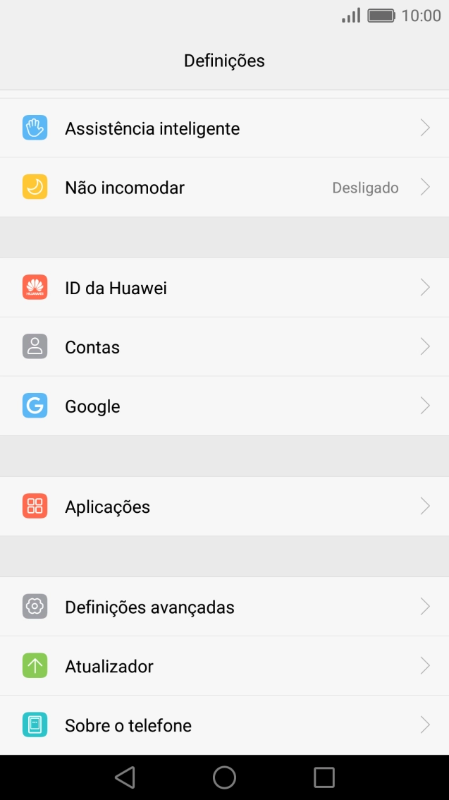 Prima Definições avançadas.