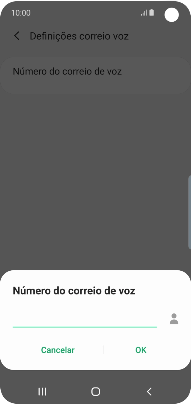 Introduza 123 e prima OK.