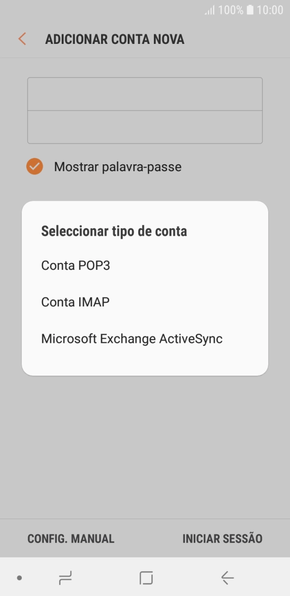 Prima Conta IMAP.