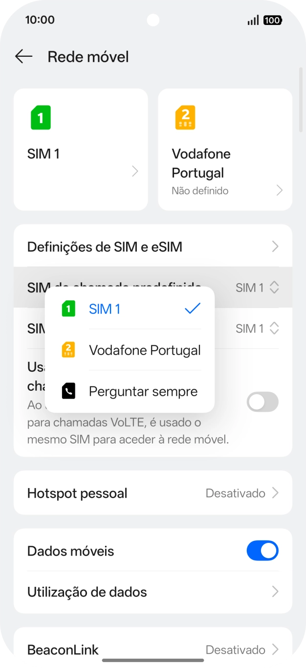 Prima a definição pretendida.