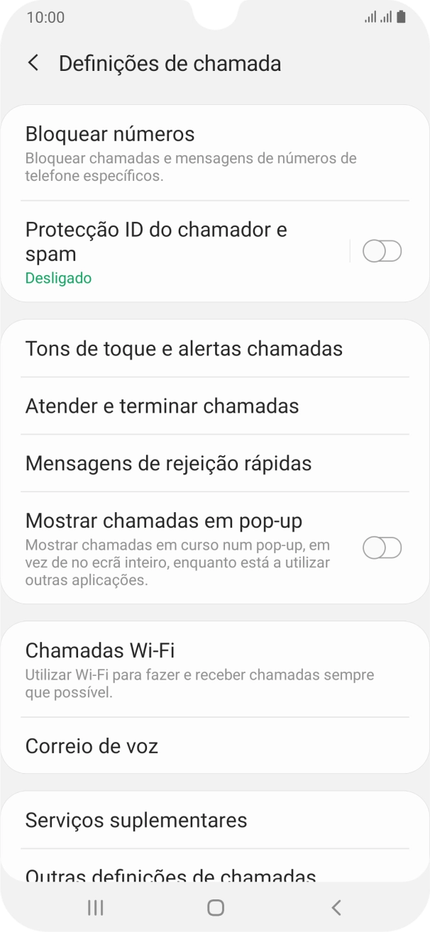 Prima Correio de voz.