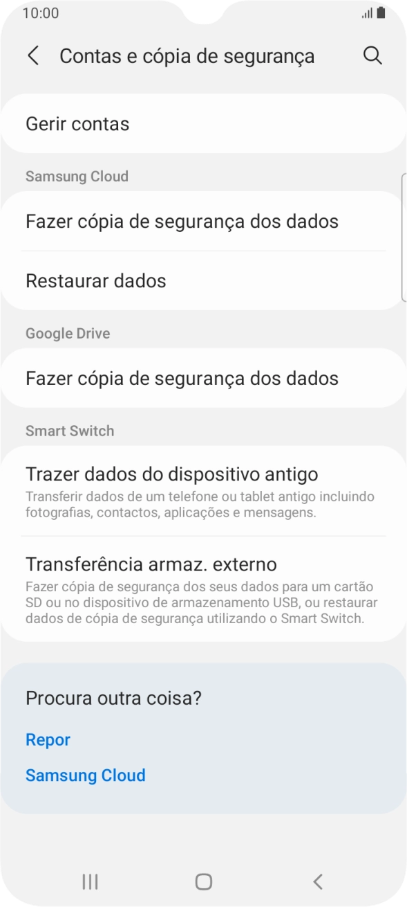 Prima Gerir contas.