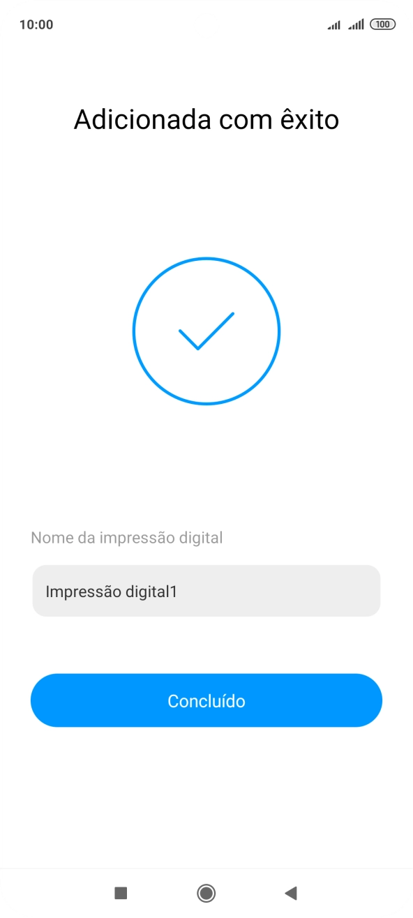 Prima Concluído.