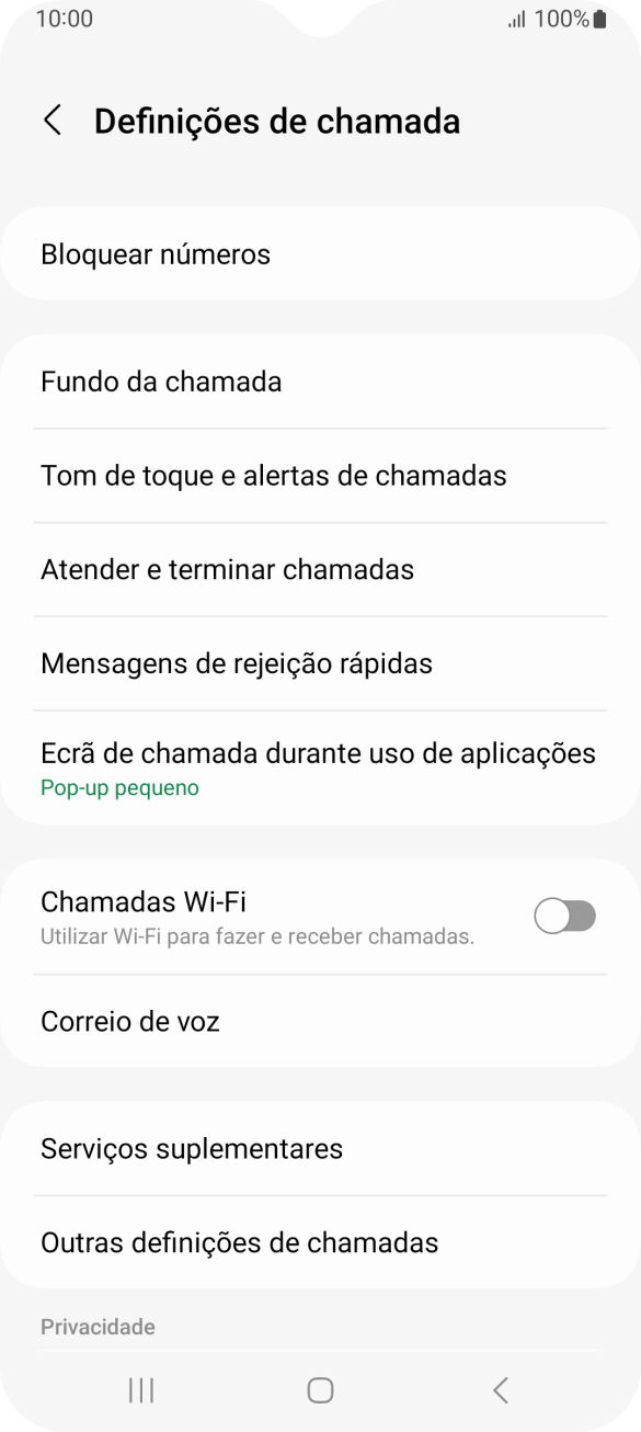 Prima Correio de voz.