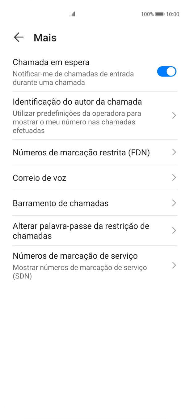 Prima Correio de voz.