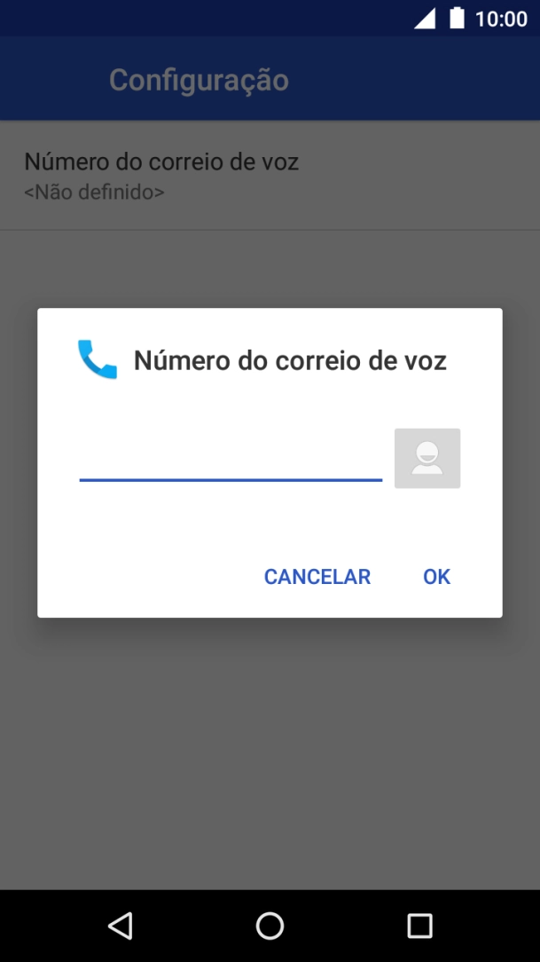Introduza 123 e prima OK.