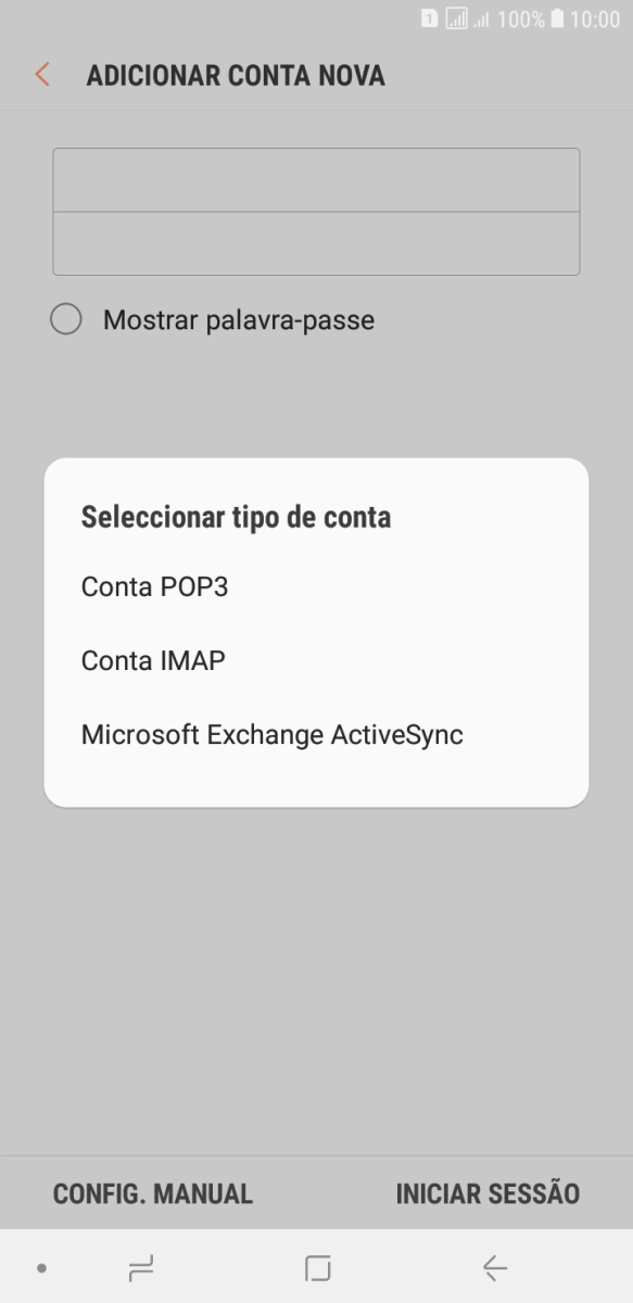 Prima Conta IMAP.