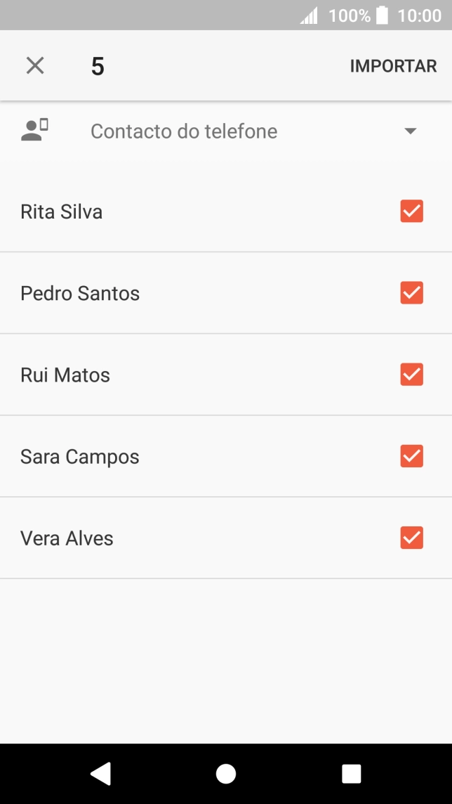 Prima IMPORTAR.