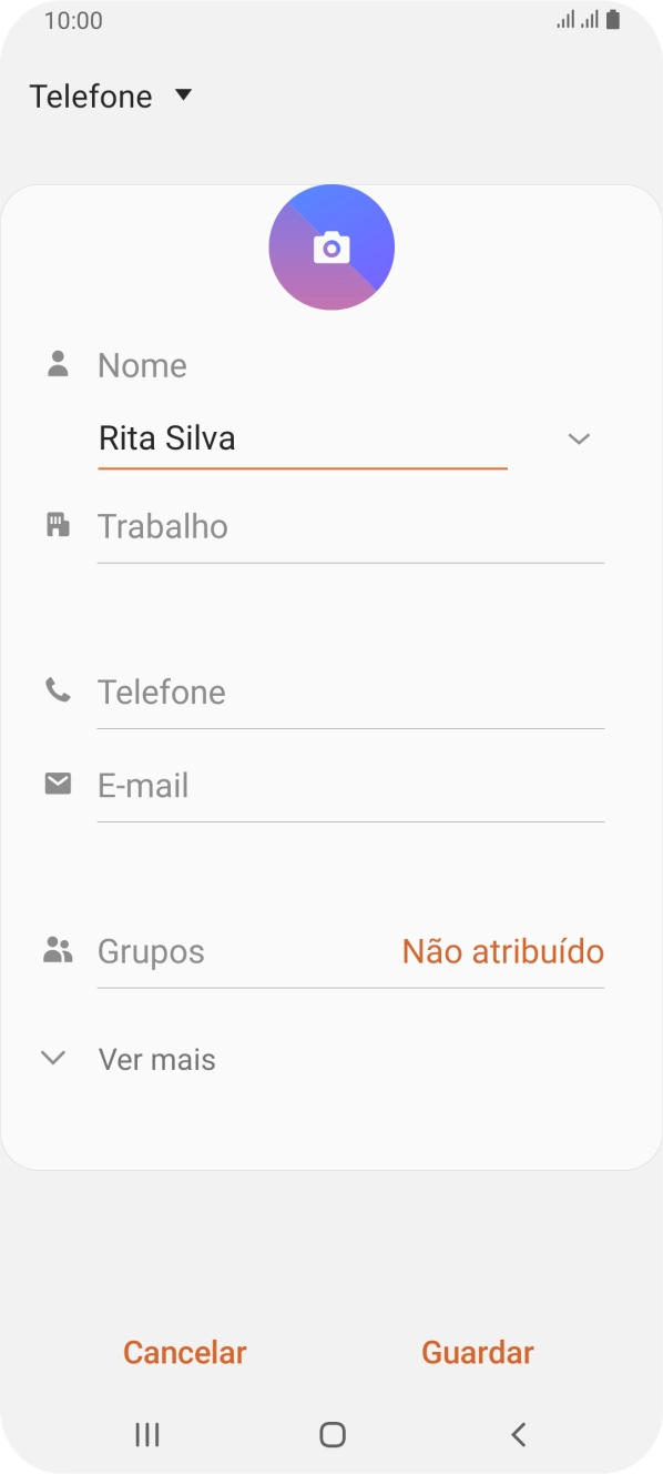 Prima Telefone e introduza o número de telefone pretendido.