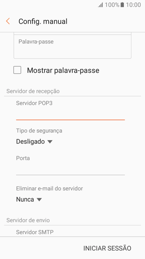 Prima a lista suspensa sob 