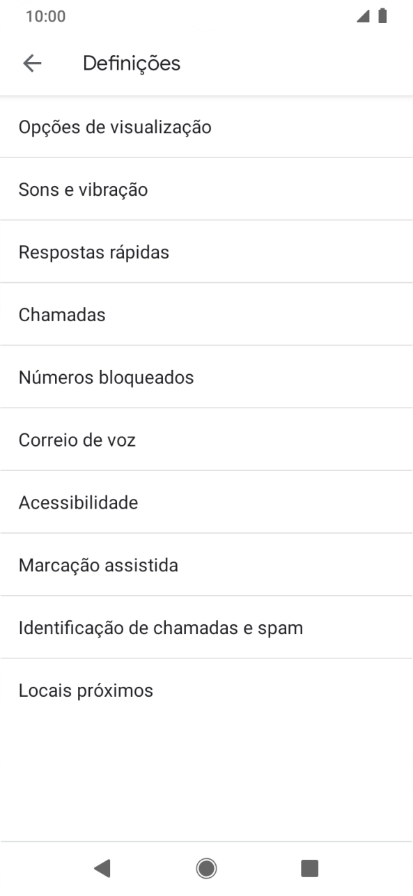 Prima Correio de voz.