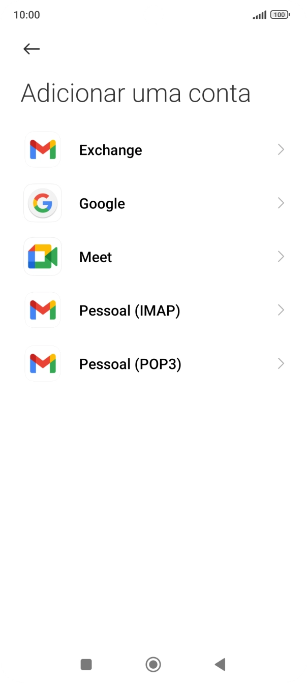 Prima Pessoal (IMAP).