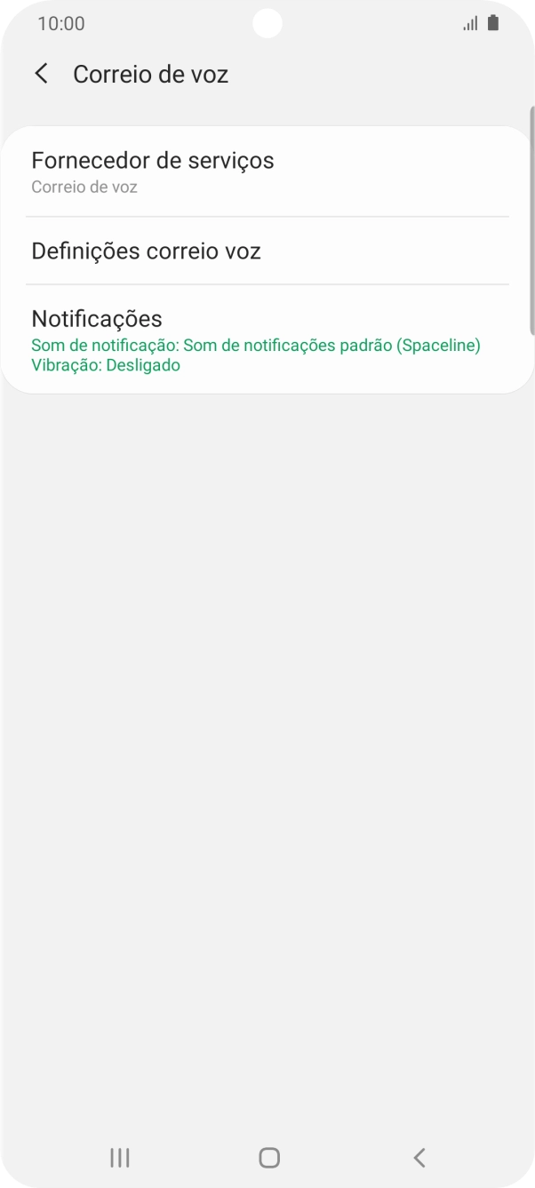 Prima Definições correio voz.