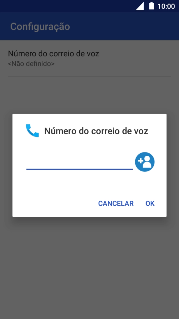 Introduza 123 e prima OK.