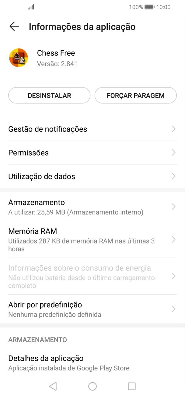 Prima Gestão de notificações para ativar ou desativar a função.