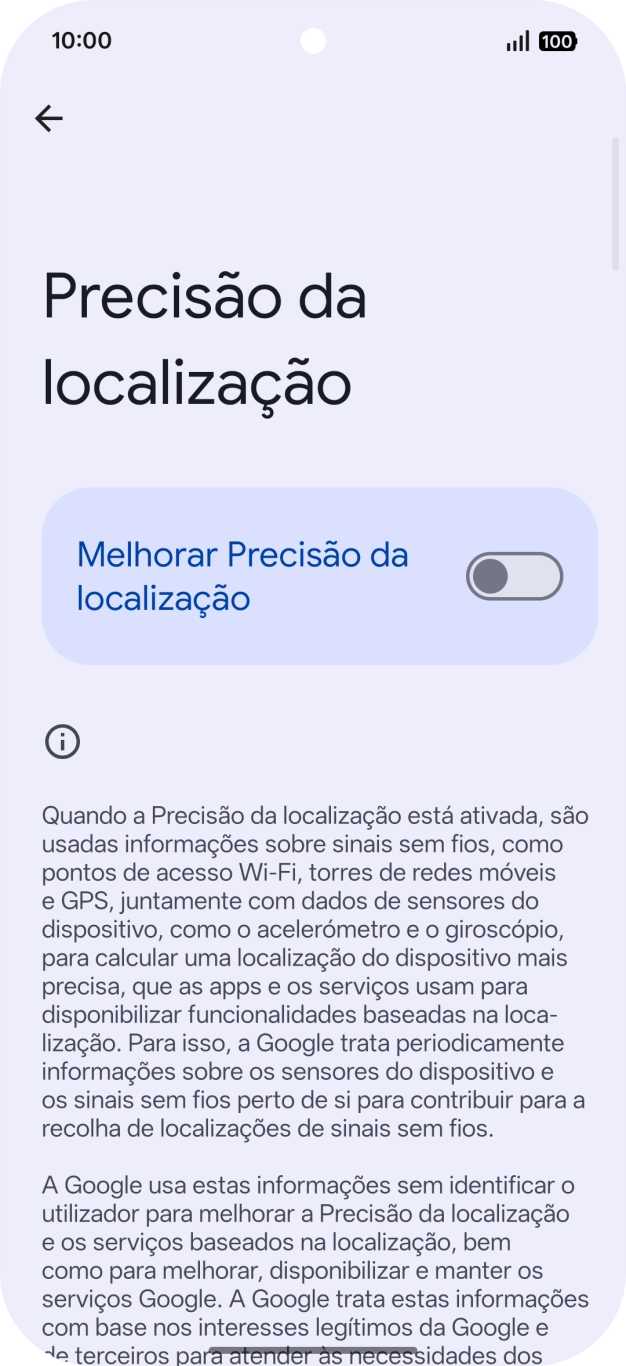 Se premir o indicador junto a 