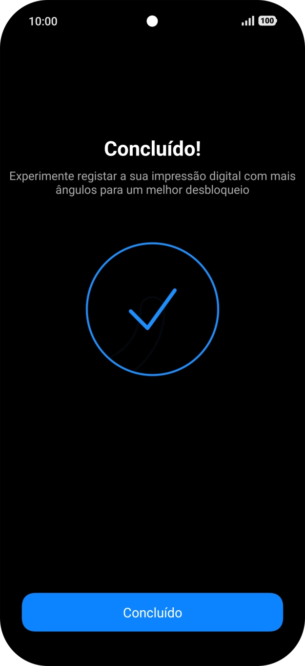 Prima Concluído.