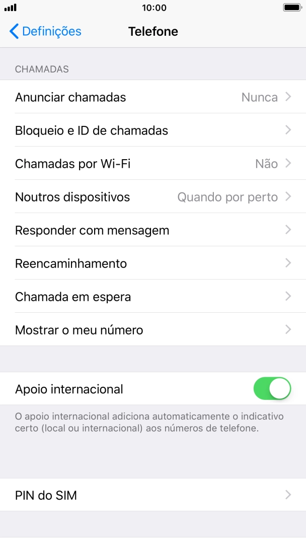 Prima PIN do SIM.