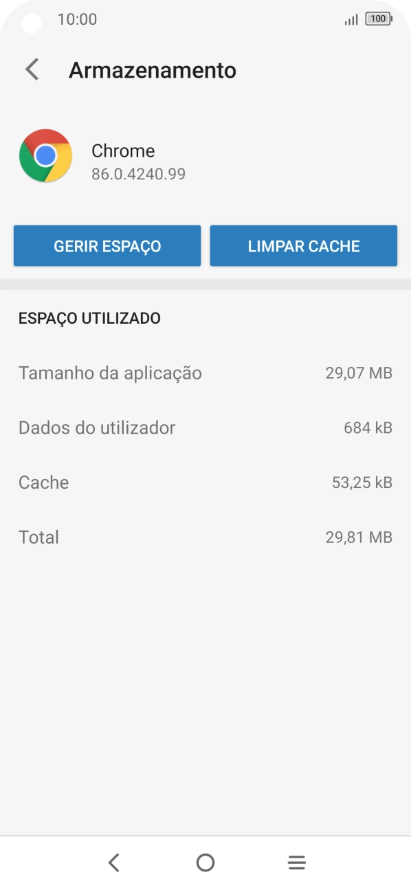 Prima LIMPAR CACHE.