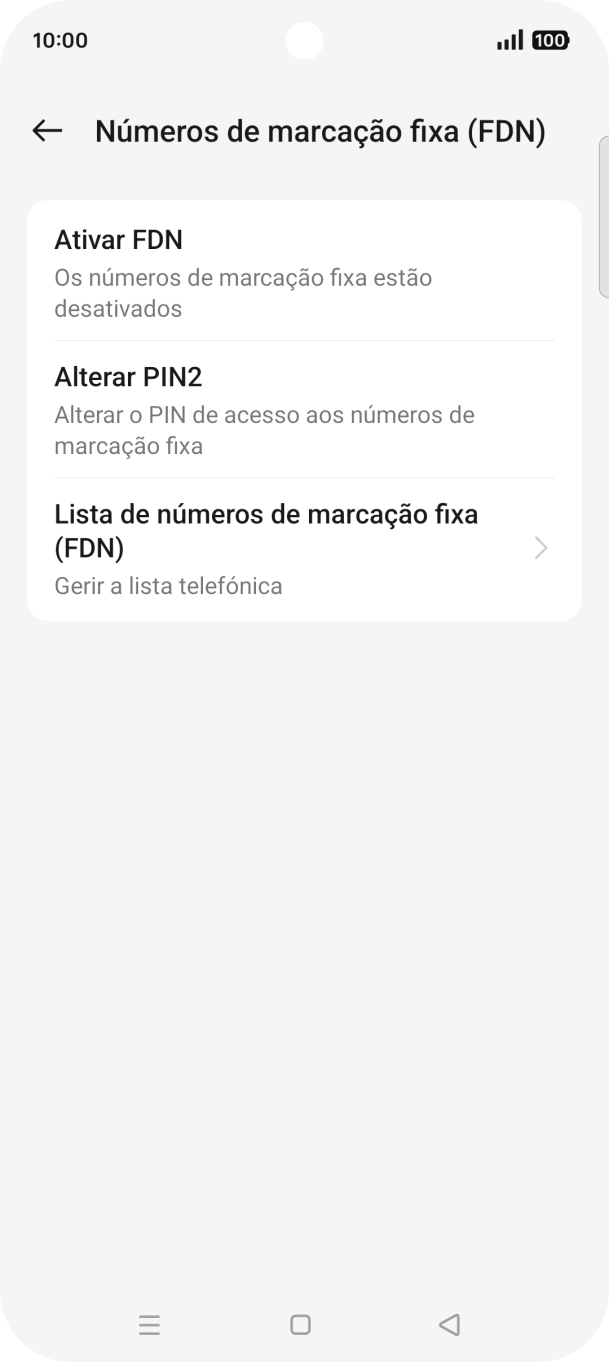 Prima Ativar FDN.