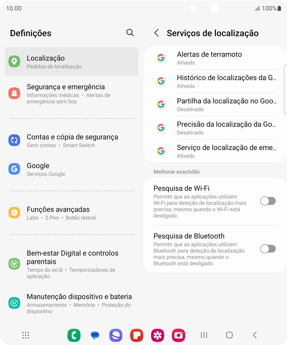 Prima Precisão da localização da Go...