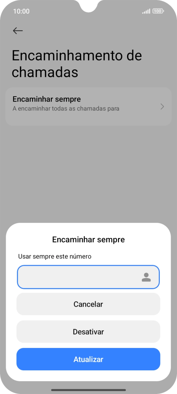 Prima Desativar.