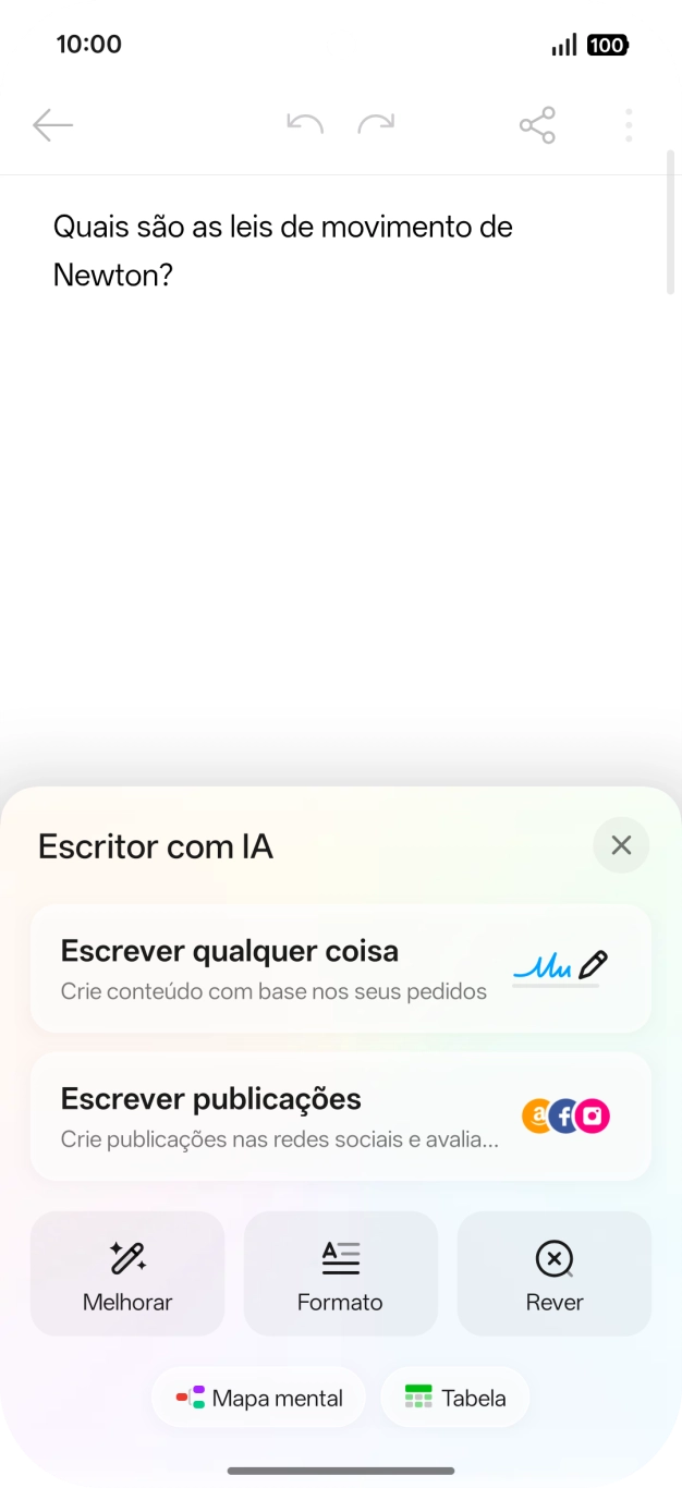 Prima a definição pretendida e siga as indicações no ecrã para utilizar a função escolhida.
