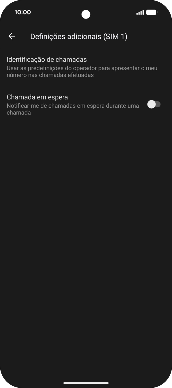 Prima Identificação de chamadas.