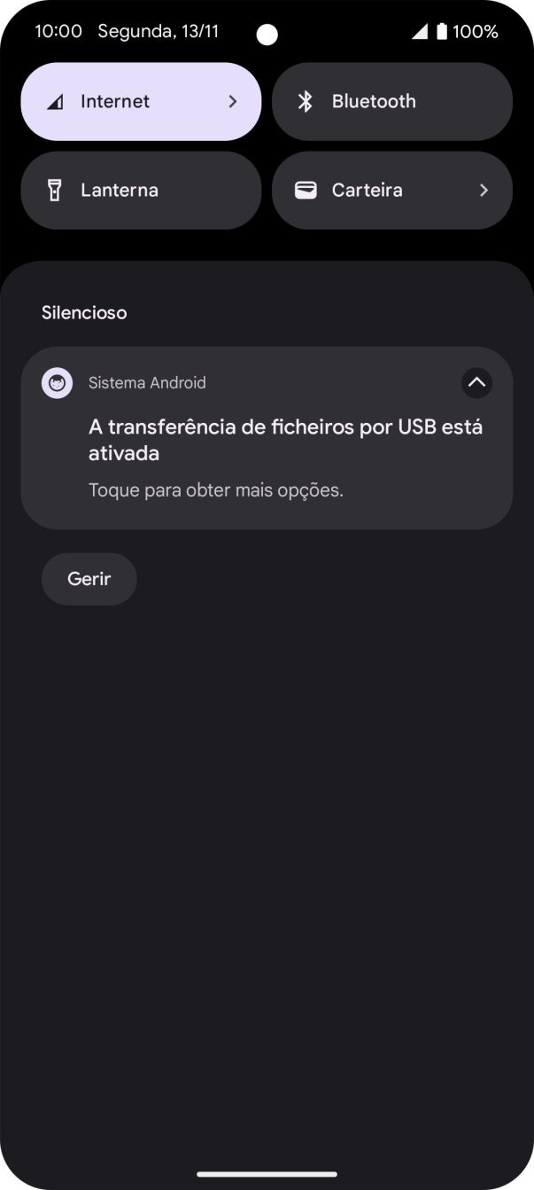 Prima Toque para obter mais opções..