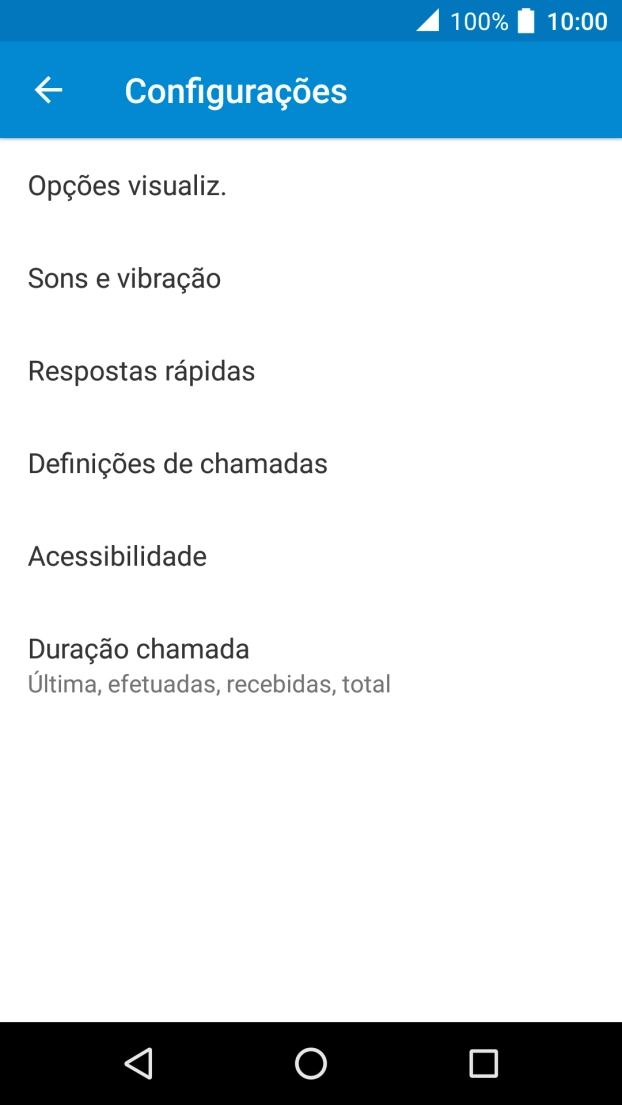 Prima Definições de chamadas.
