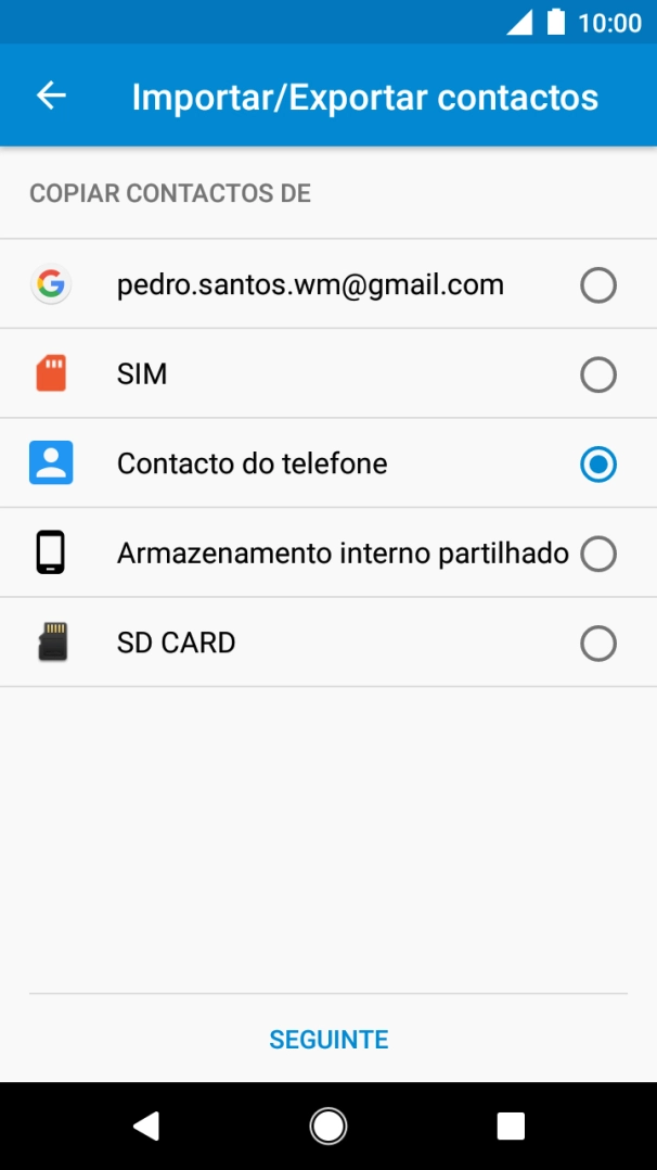 Prima SEGUINTE.