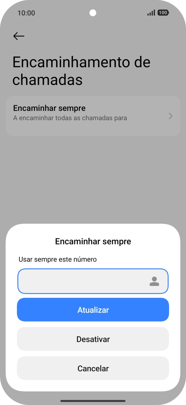 Prima Desativar.