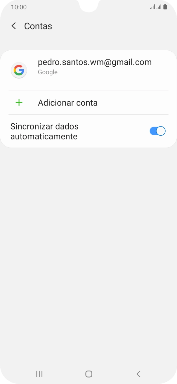 Prima a conta pretendida.