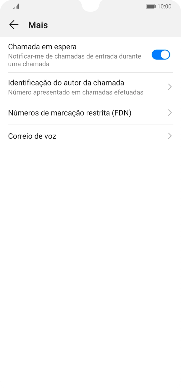 Prima Correio de voz.
