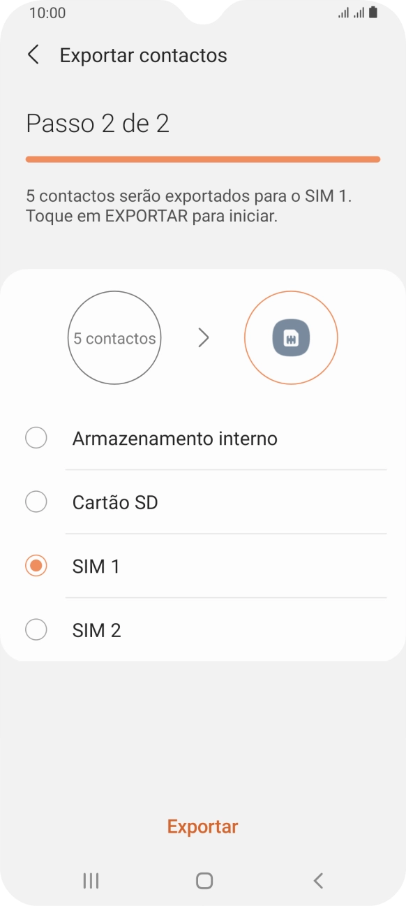 Prima Exportar.