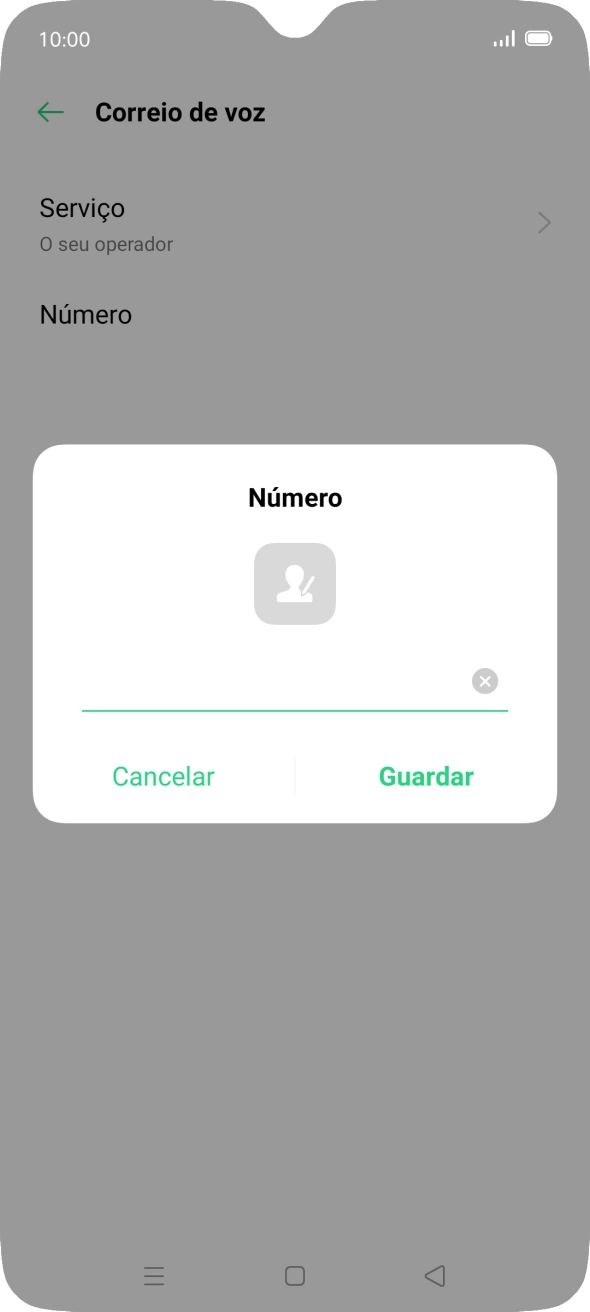 Introduza 123 e prima Guardar.