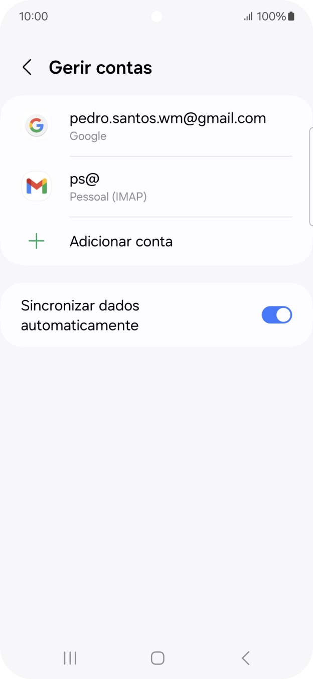 Prima a tecla de início para terminar e voltar ao ecrã inicial.