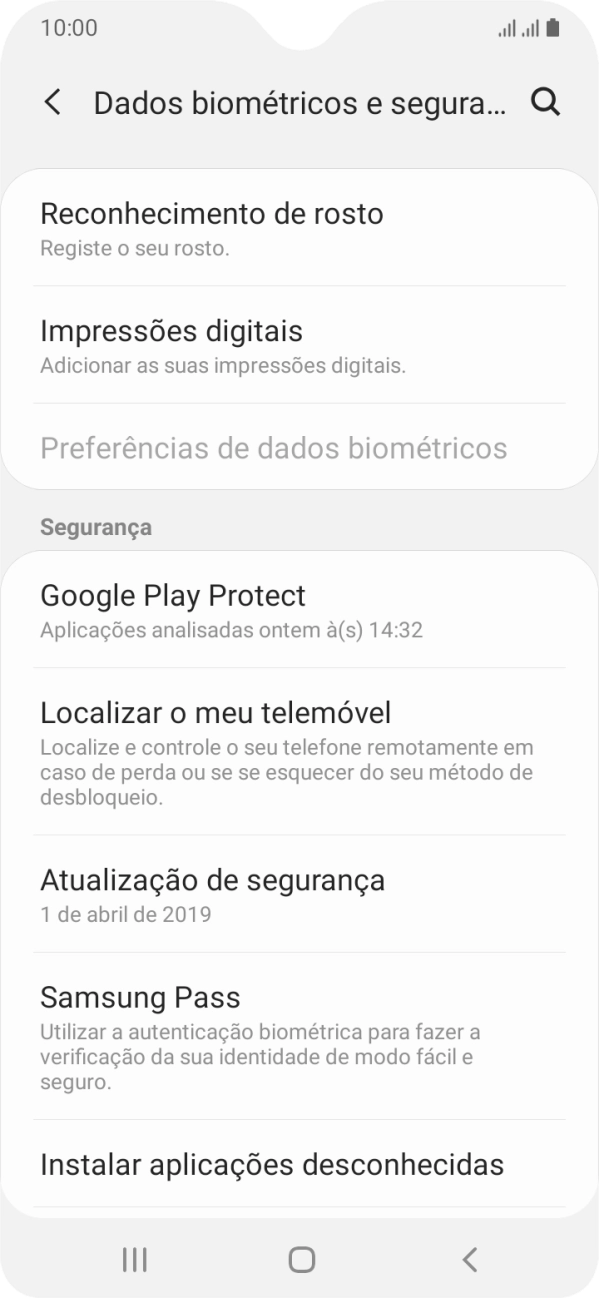 Prima Impressões digitais.