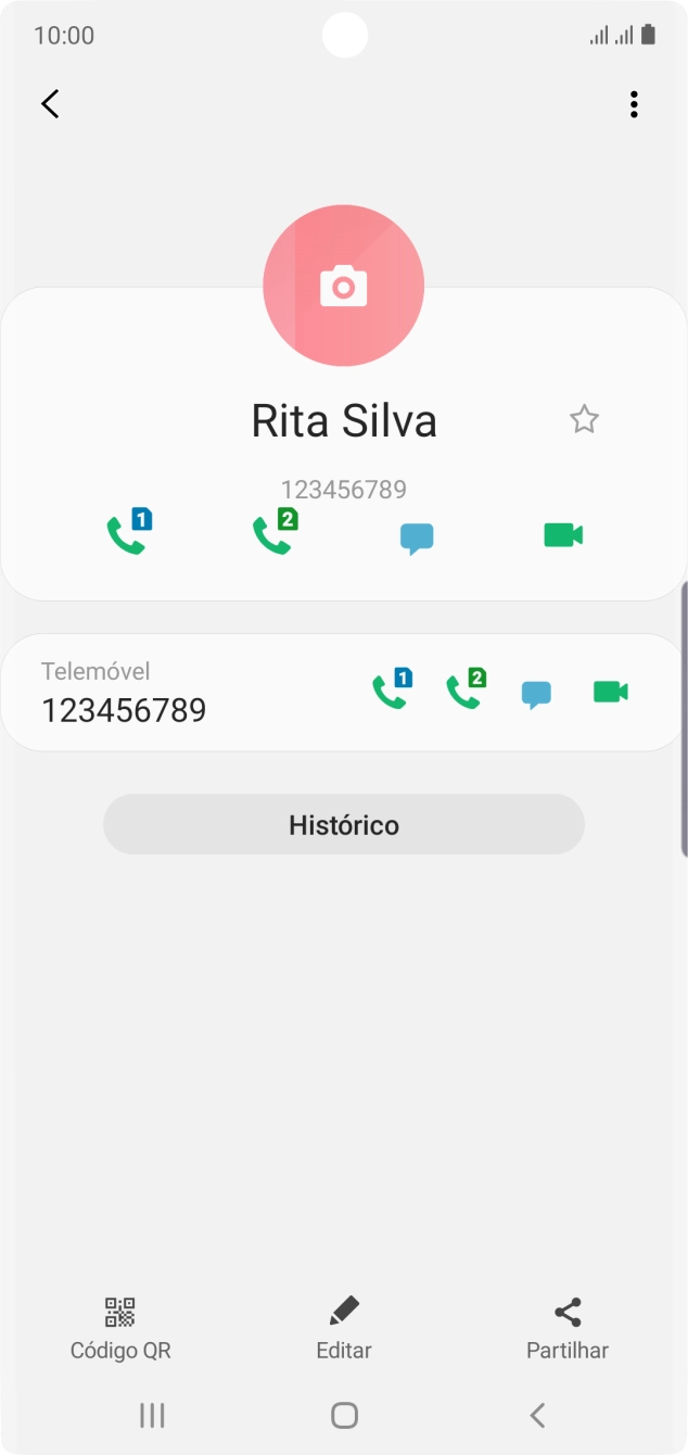 Prima a tecla de início para terminar e voltar ao ecrã inicial.